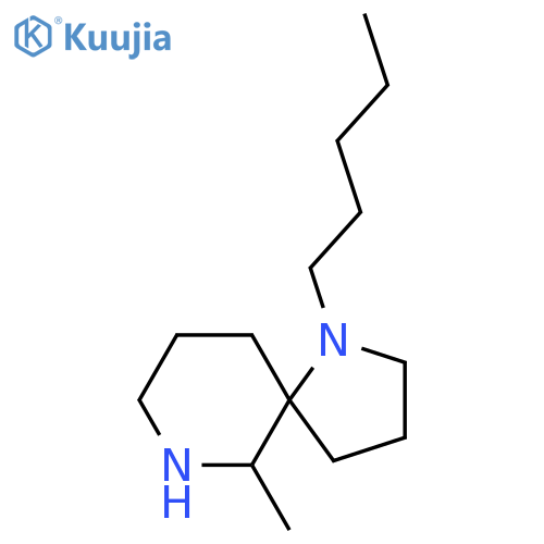6-methyl-1-pentyl-1,7-diazaspiro4.5decane structure