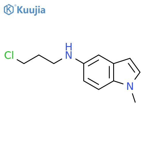 N-(3-chloropropyl)-1-methyl-1H-indol-5-amine structure