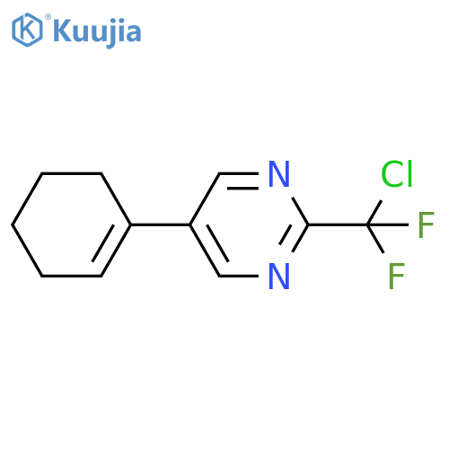 2-(chlorodifluoromethyl)-5-(cyclohex-1-en-1-yl)pyrimidine structure