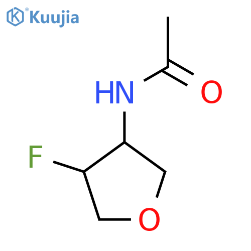 N-(4-fluorooxolan-3-yl)acetamide structure