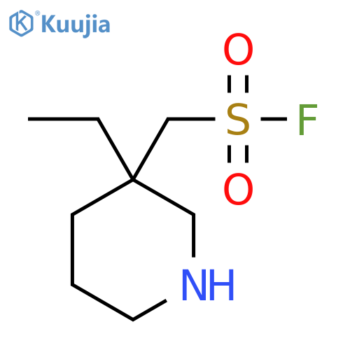 (3-ethylpiperidin-3-yl)methanesulfonyl fluoride structure