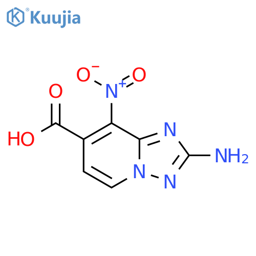 2-amino-8-nitro-1,2,4triazolo1,5-apyridine-7-carboxylic acid structure