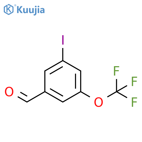3-Iodo-5-(trifluoromethoxy)benzaldehyde structure
