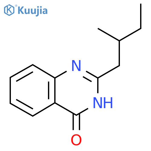 2-(2-methylbutyl)quinazolin-4-ol structure