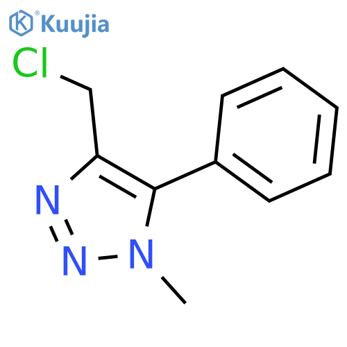 4-(chloromethyl)-1-methyl-5-phenyl-1H-1,2,3-triazole structure