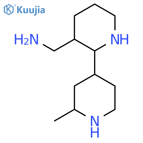 2-(2-methylpiperidin-4-yl)piperidin-3-ylmethanamine structure