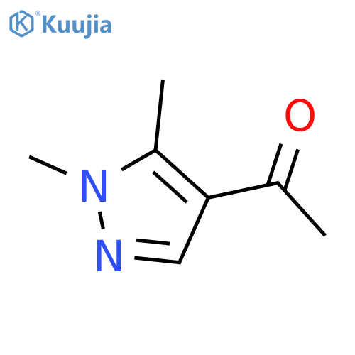 1-(1,5-dimethyl-1H-pyrazol-4-yl)ethanone structure