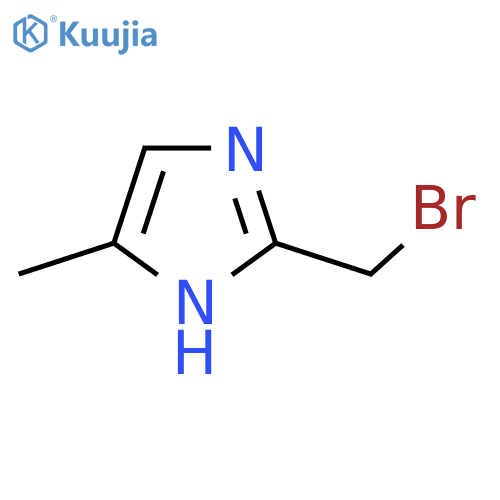 2-(bromomethyl)-4-methyl-1H-imidazole structure
