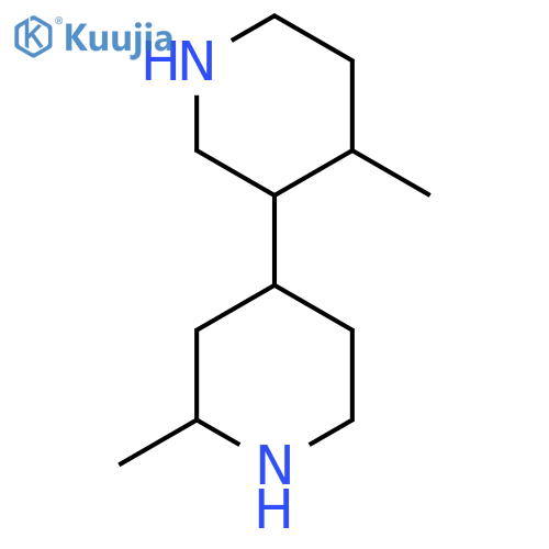 2-methyl-4-(4-methylpiperidin-3-yl)piperidine structure