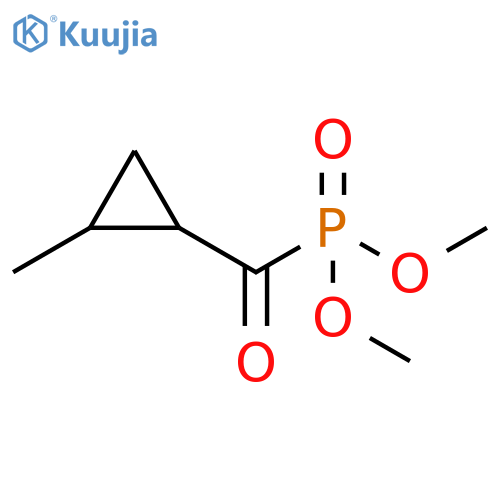 Phosphonic acid, [(2-methylcyclopropyl)carbonyl]-, dimethyl ester structure