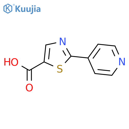 2-Pyridin-4-yl-thiazole-5-carboxylic Acid structure