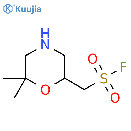 (6,6-dimethylmorpholin-2-yl)methanesulfonyl fluoride structure