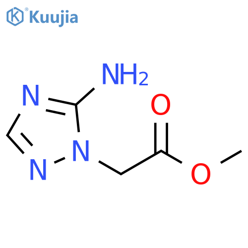 1H-1,2,4-Triazole-1-acetic acid, 5-amino-, methyl ester structure