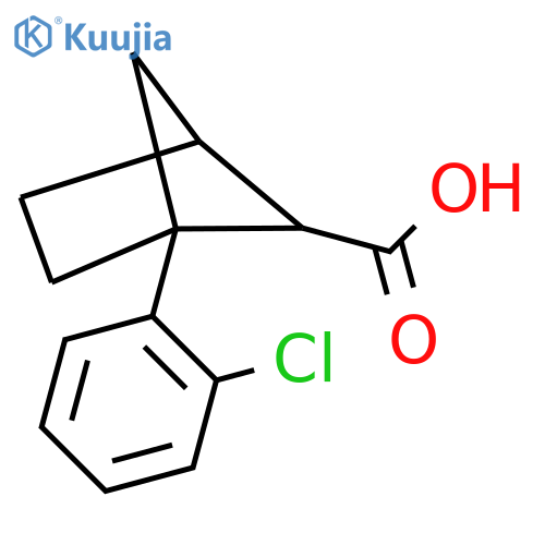 1-(2-chlorophenyl)bicyclo2.1.1hexane-5-carboxylic acid structure