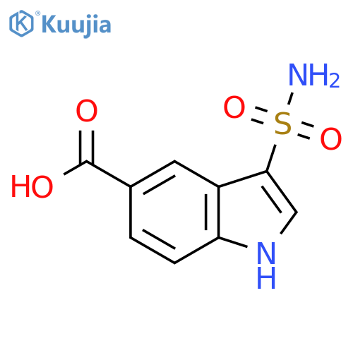3-sulfamoyl-1H-indole-5-carboxylic acid structure