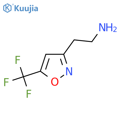 2-5-(trifluoromethyl)-1,2-oxazol-3-ylethan-1-amine structure