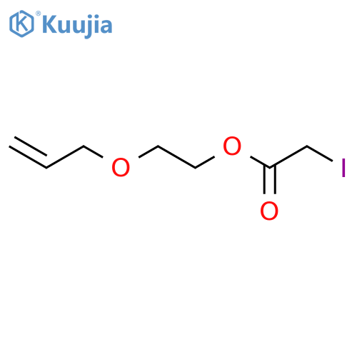 Acetic acid, iodo-, 2-(2-propenyloxy)ethyl ester structure