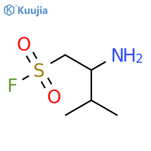 2-amino-3-methylbutane-1-sulfonyl fluoride structure
