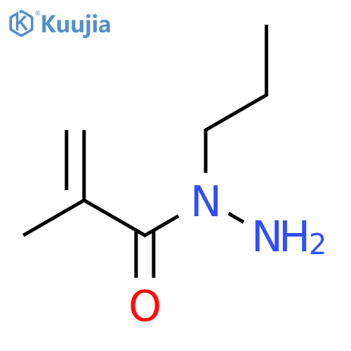 2-methyl-N-propylprop-2-enehydrazide structure