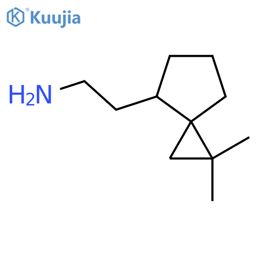 2-{1,1-dimethylspiro2.4heptan-4-yl}ethan-1-amine structure