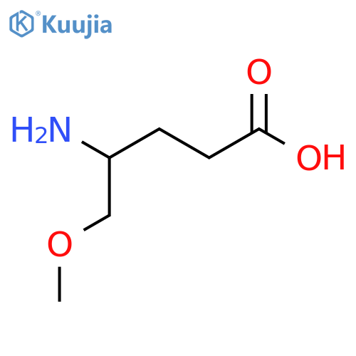 4-amino-5-methoxypentanoic acid structure
