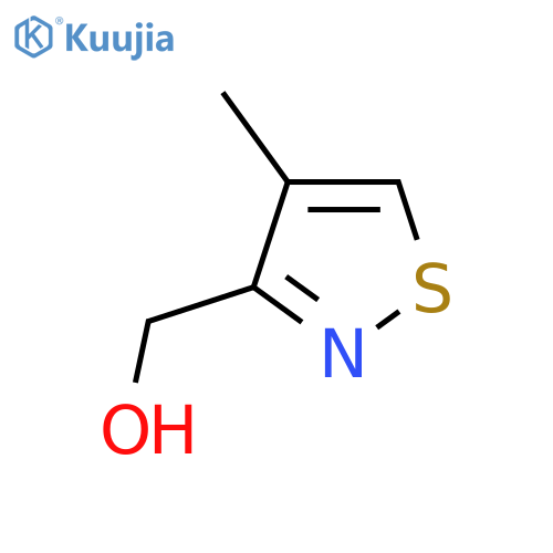(4-Methyl-1,2-thiazol-3-yl)methanol structure