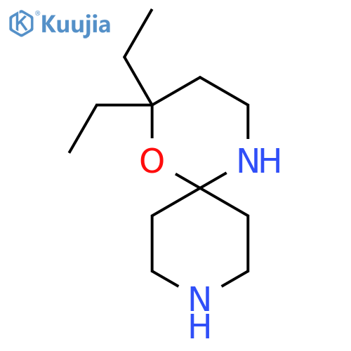 2,2-diethyl-1-oxa-5,9-diazaspiro5.5undecane structure