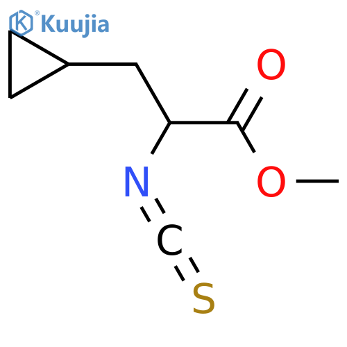 methyl 3-cyclopropyl-2-isothiocyanatopropanoate structure