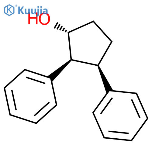Cyclopentanol, 2,3-diphenyl-, (1R,2S,3R)-rel- structure