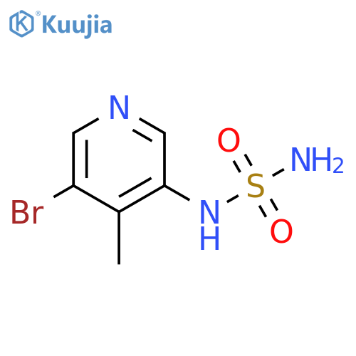 N-(5-bromo-4-methylpyridin-3-yl)aminosulfonamide structure