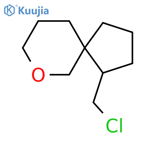 1-(chloromethyl)-7-oxaspiro4.5decane structure