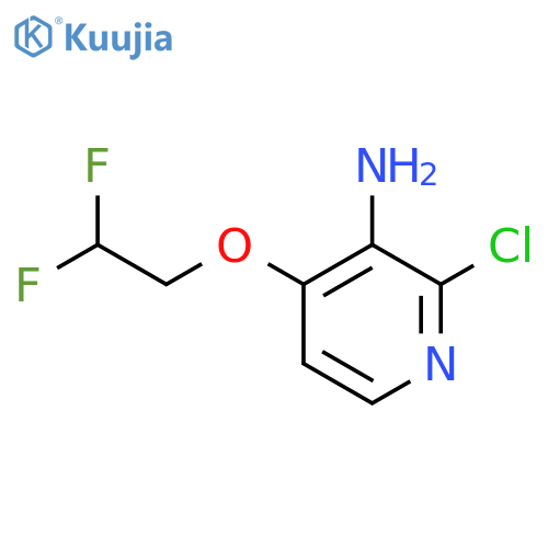 2-chloro-4-(2,2-difluoroethoxy)pyridin-3-amine structure