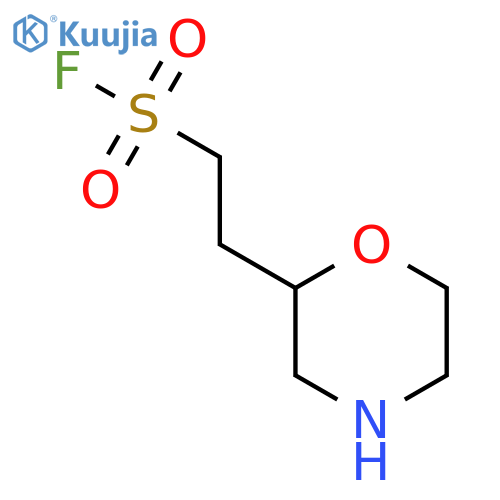 2-(morpholin-2-yl)ethane-1-sulfonyl fluoride structure