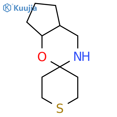 hexahydro-3H-spirocyclopentae1,3oxazine-2,4'-thiane structure