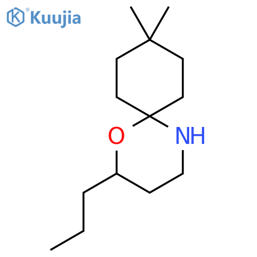 9,9-dimethyl-2-propyl-1-oxa-5-azaspiro5.5undecane structure