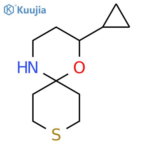 2-cyclopropyl-1-oxa-9-thia-5-azaspiro5.5undecane structure