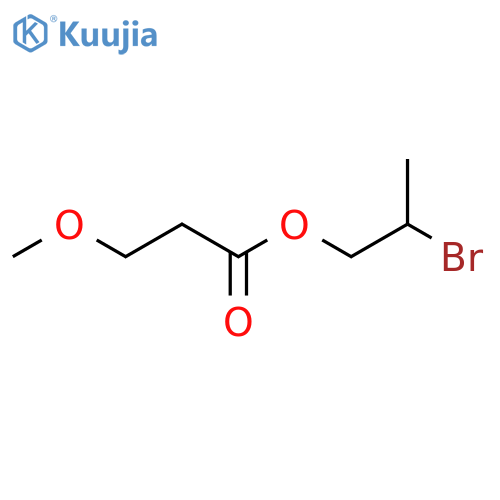 2-bromopropyl 3-methoxypropanoate structure
