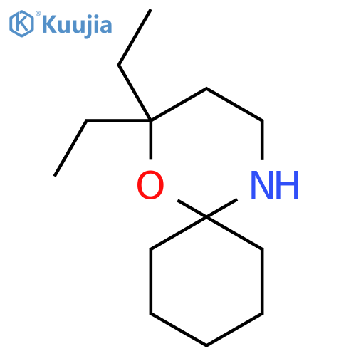 2,2-diethyl-1-oxa-5-azaspiro5.5undecane structure