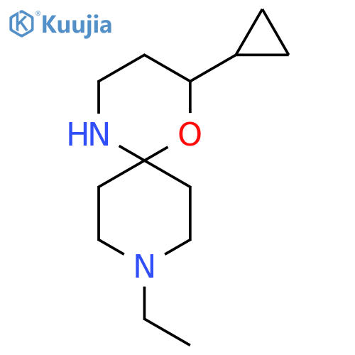 2-cyclopropyl-9-ethyl-1-oxa-5,9-diazaspiro5.5undecane structure