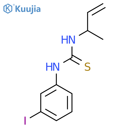 3-(but-3-en-2-yl)-1-(3-iodophenyl)thiourea structure