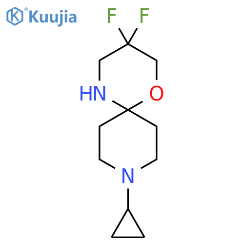 9-cyclopropyl-3,3-difluoro-1-oxa-5,9-diazaspiro5.5undecane structure