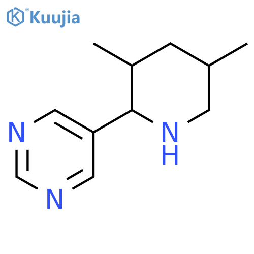 5-(3,5-dimethylpiperidin-2-yl)pyrimidine structure