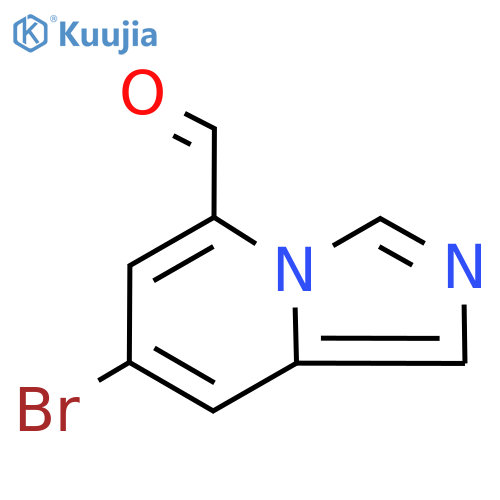 7-bromoimidazo[1,5-a]pyridine-5-carbaldehyde structure