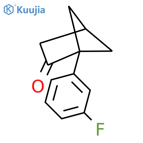 1-(3-fluorophenyl)bicyclo2.1.1hexan-2-one structure