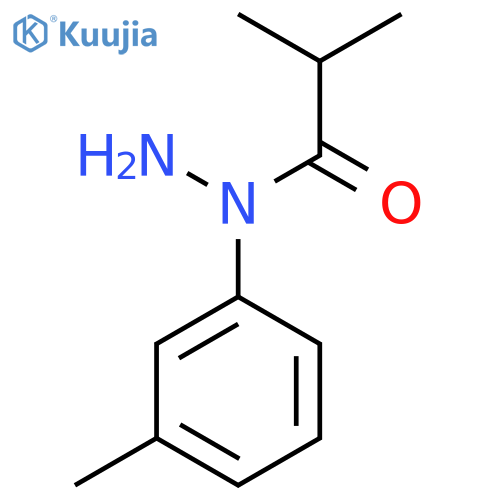 2-methyl-N-(3-methylphenyl)propanehydrazide structure