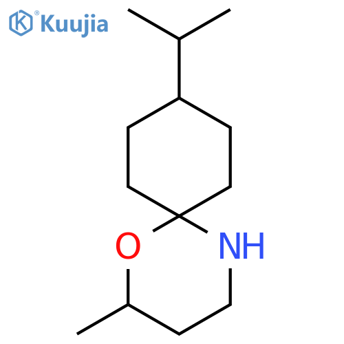 2-methyl-9-(propan-2-yl)-1-oxa-5-azaspiro5.5undecane structure