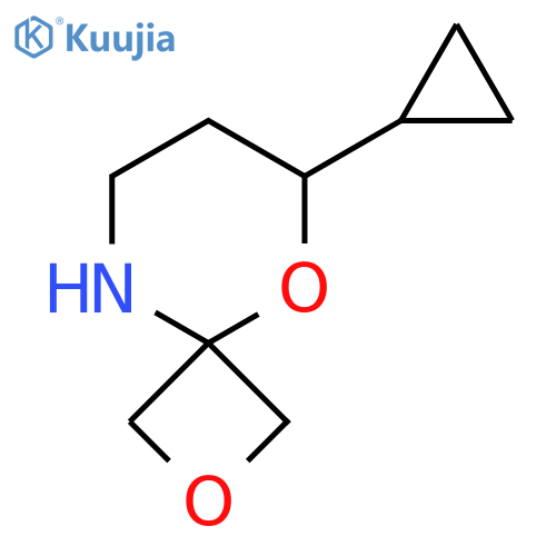 6-cyclopropyl-2,5-dioxa-9-azaspiro3.5nonane structure