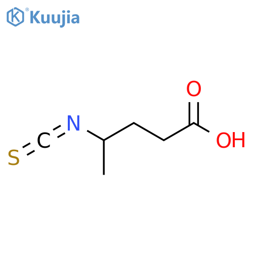 4-isothiocyanatopentanoic acid structure