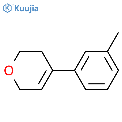 4-(3-methylphenyl)-3,6-dihydro-2H-pyran structure