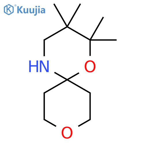 2,2,3,3-tetramethyl-1,9-dioxa-5-azaspiro5.5undecane structure